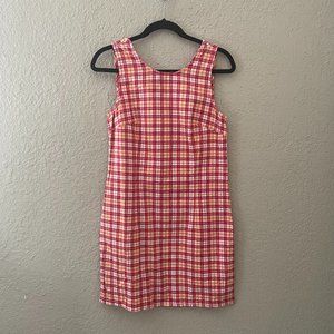 Faded Glory Vintage 90s Plaid Mini Dress